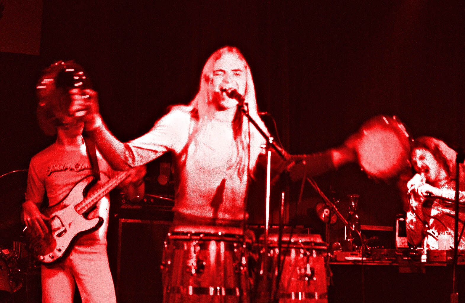 Jimmy, Davey and Danny Faragher performing Live at The Roxy - Spring 1976