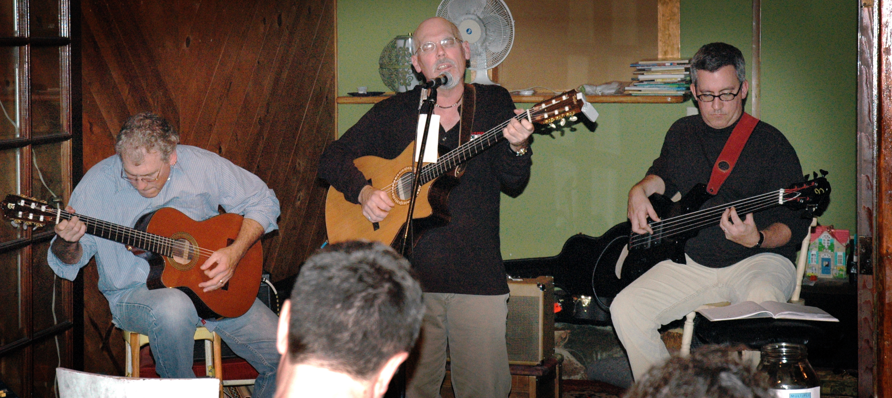 P & Michael & Mark performing talking stick